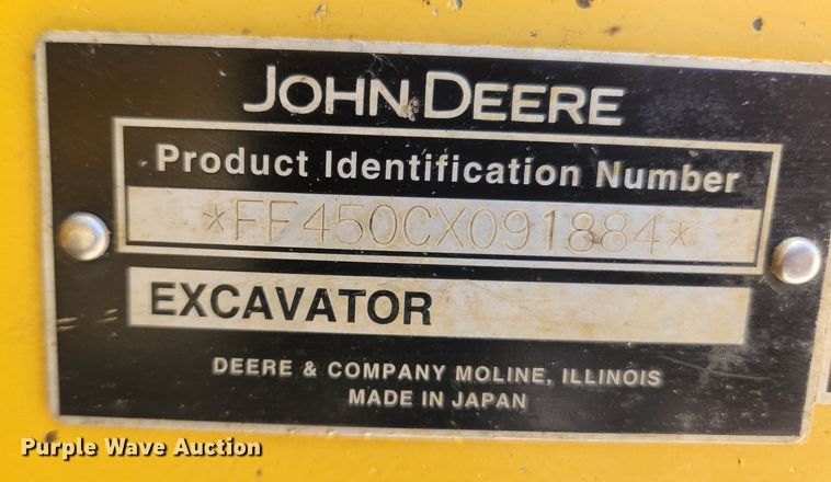 image for item LX9673 2006 John Deere 450C LC  excavator