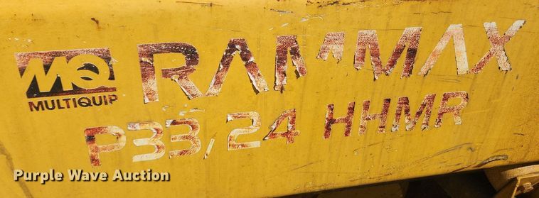 image for item LX9724 2003 Rammax P33/24HHMR  trench compactor