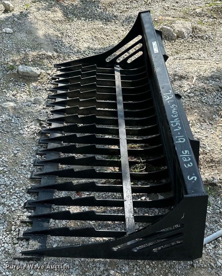 image for item MB9558 70"W skid steer rock bucket