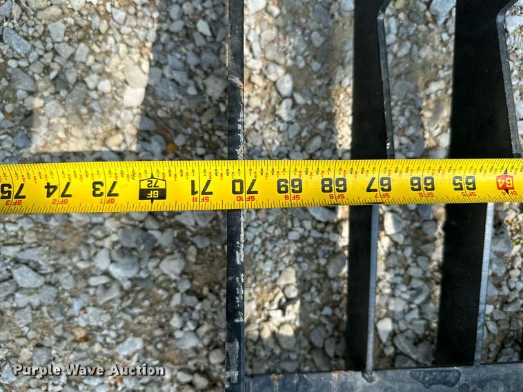 image for item MB9558 70"W skid steer rock bucket