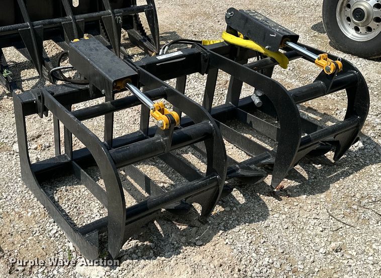 image for item MB9559 60"W skid steer grapple bucket