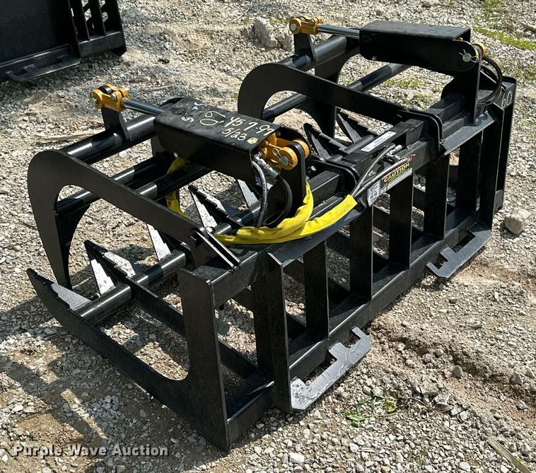 image for item MB9559 60"W skid steer grapple bucket
