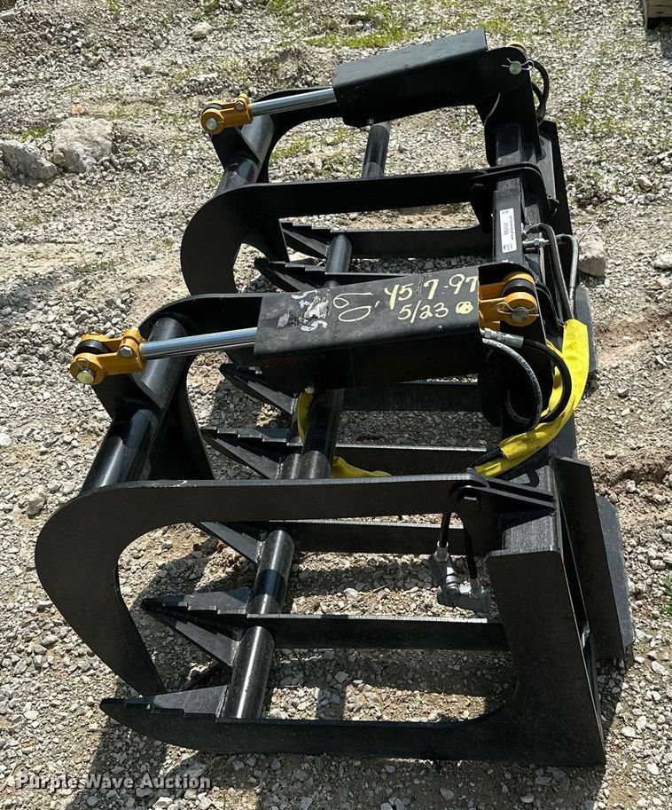 image for item MB9559 60"W skid steer grapple bucket