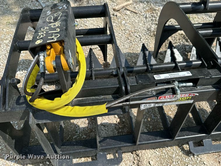 image for item MB9559 60"W skid steer grapple bucket