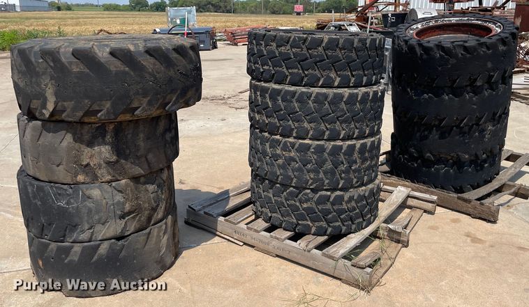 image for item ME9828 Skid steer tires and wheels