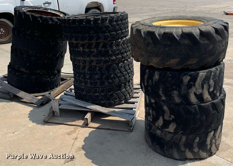 image for item ME9828 Skid steer tires and wheels