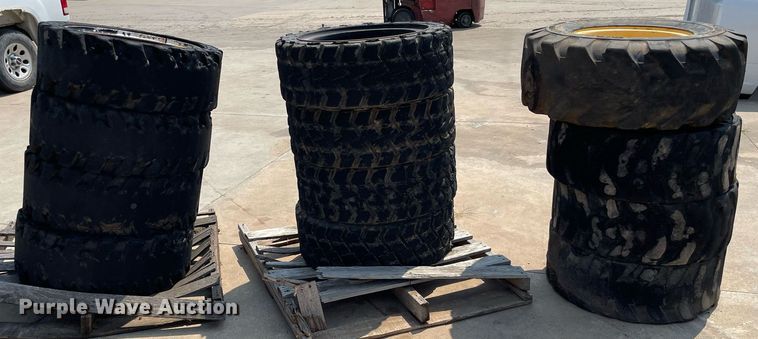 image for item ME9828 Skid steer tires and wheels