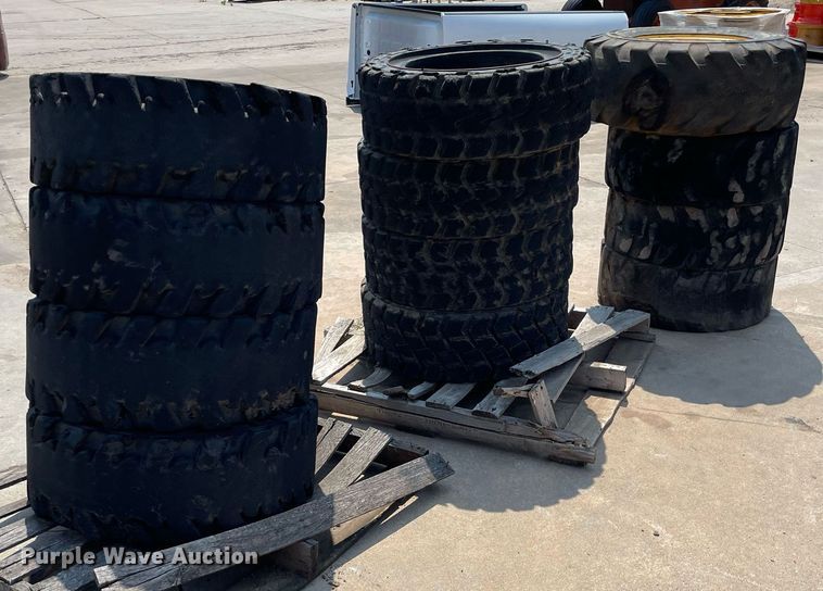 image for item ME9828 Skid steer tires and wheels