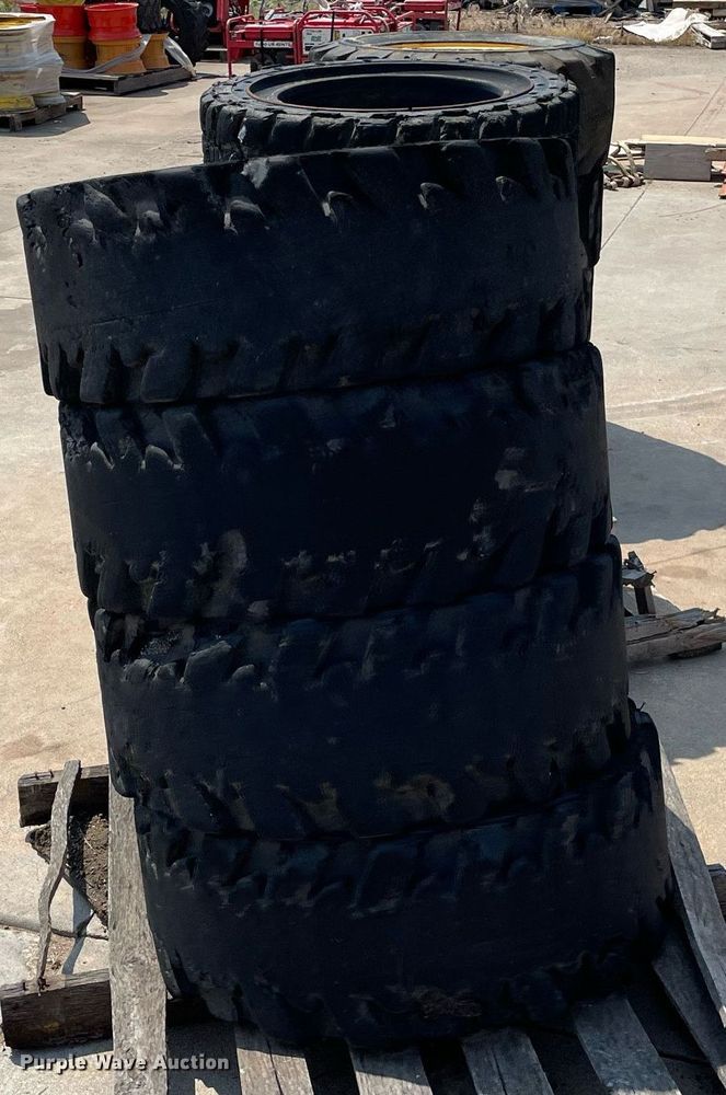 image for item ME9828 Skid steer tires and wheels
