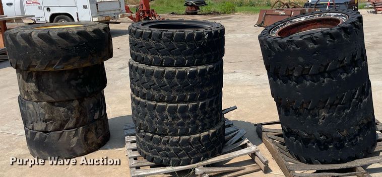 image for item ME9828 Skid steer tires and wheels