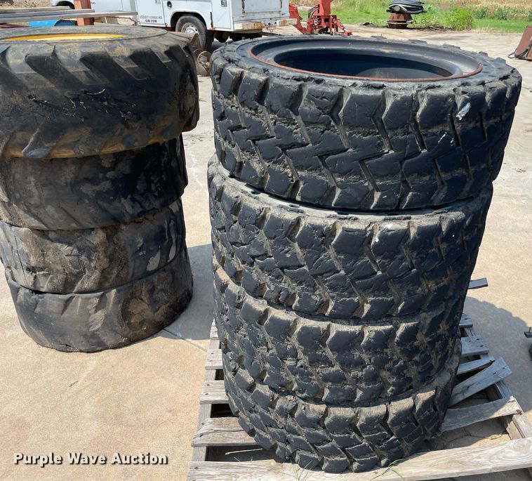 image for item ME9828 Skid steer tires and wheels