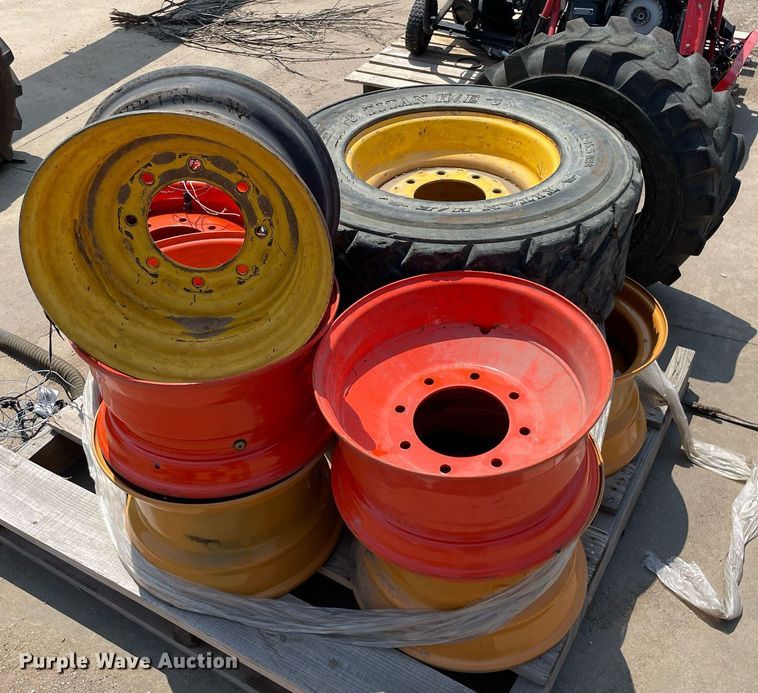 image for item ME9828 Skid steer tires and wheels