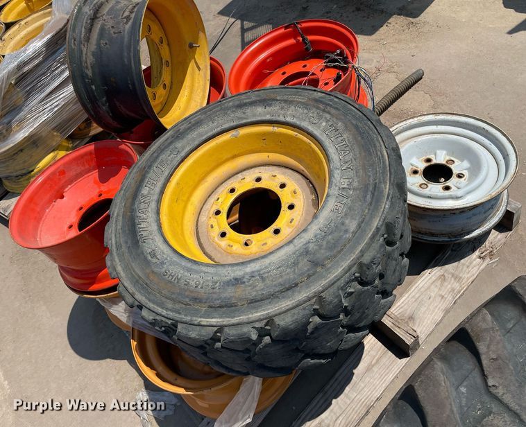 image for item ME9828 Skid steer tires and wheels