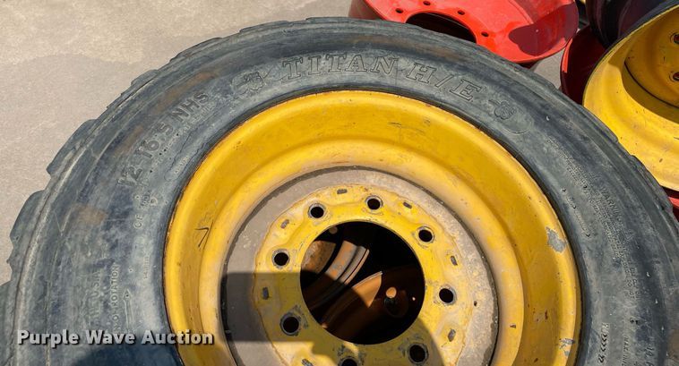 image for item ME9828 Skid steer tires and wheels