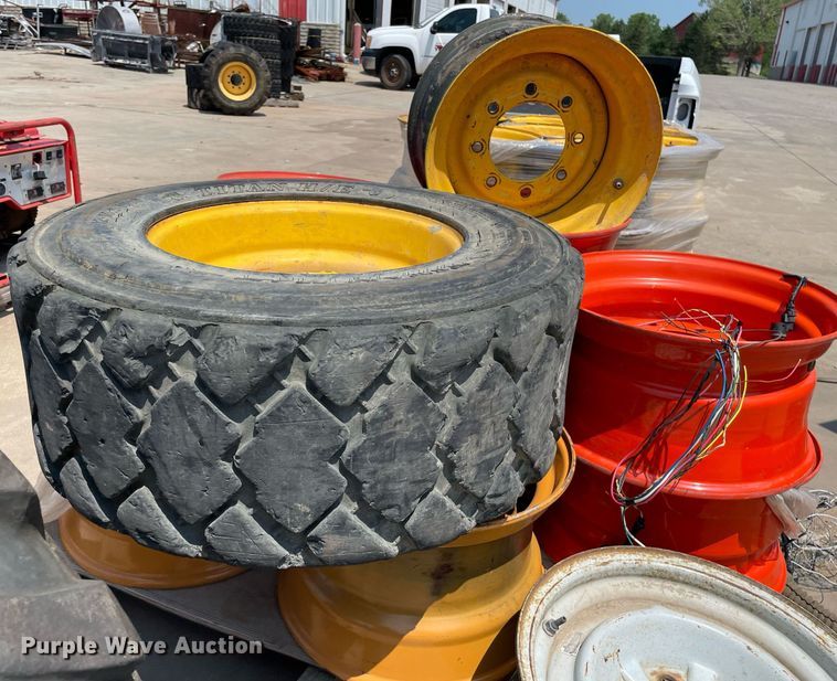 image for item ME9828 Skid steer tires and wheels