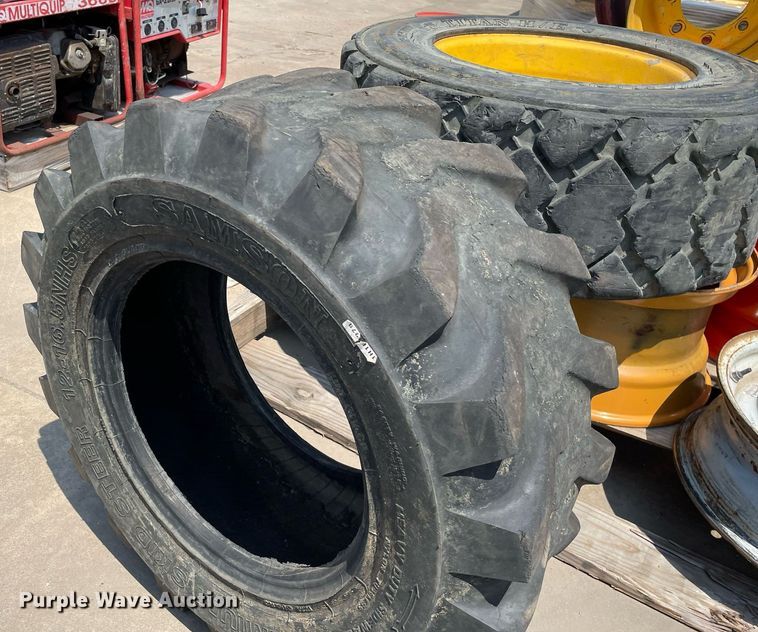 image for item ME9828 Skid steer tires and wheels