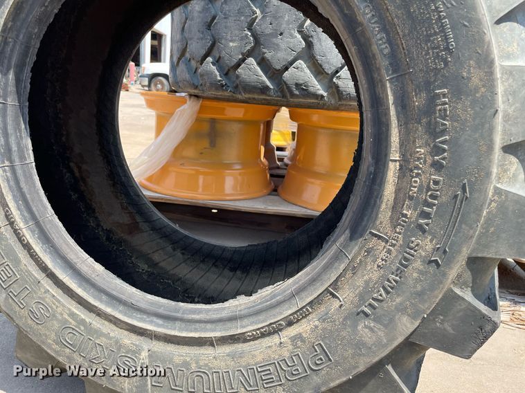 image for item ME9828 Skid steer tires and wheels