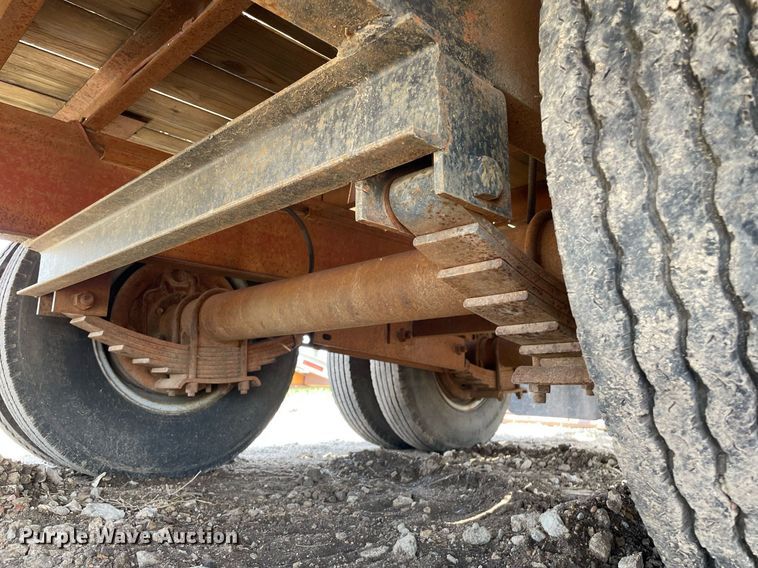 image for item ME9833 1996 Belshe T-9  equipment trailer