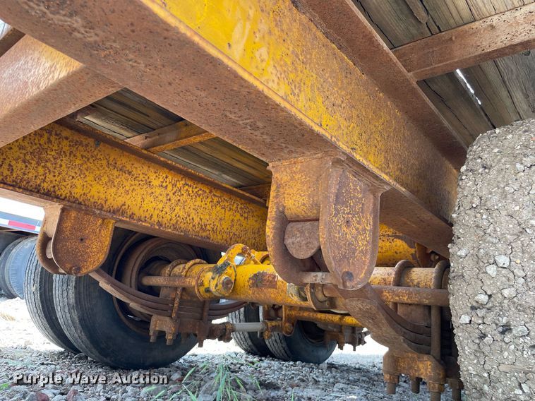 image for item ME9834 1985 Jant HD600HBT20  equipment trailer