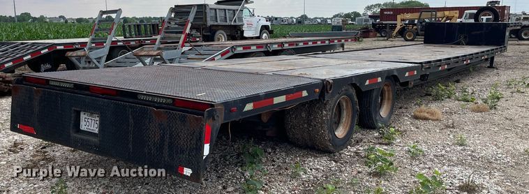 image for item ME9835 1986 Boone BD8AE  drop deck trailer