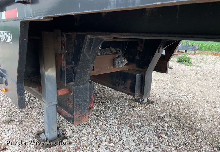 image for item ME9835 1986 Boone BD8AE  drop deck trailer