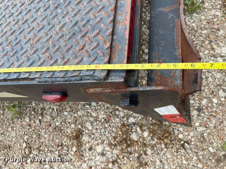 image for item ME9835 1986 Boone BD8AE  drop deck trailer