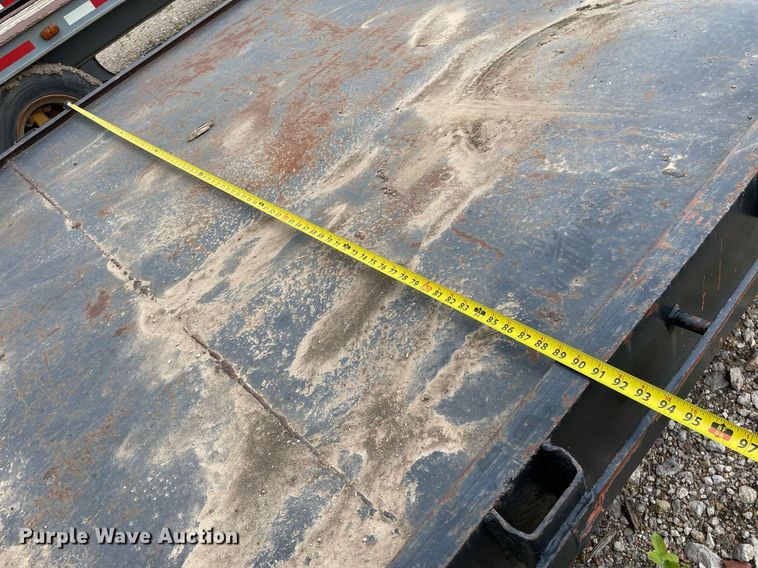 image for item ME9835 1986 Boone BD8AE  drop deck trailer