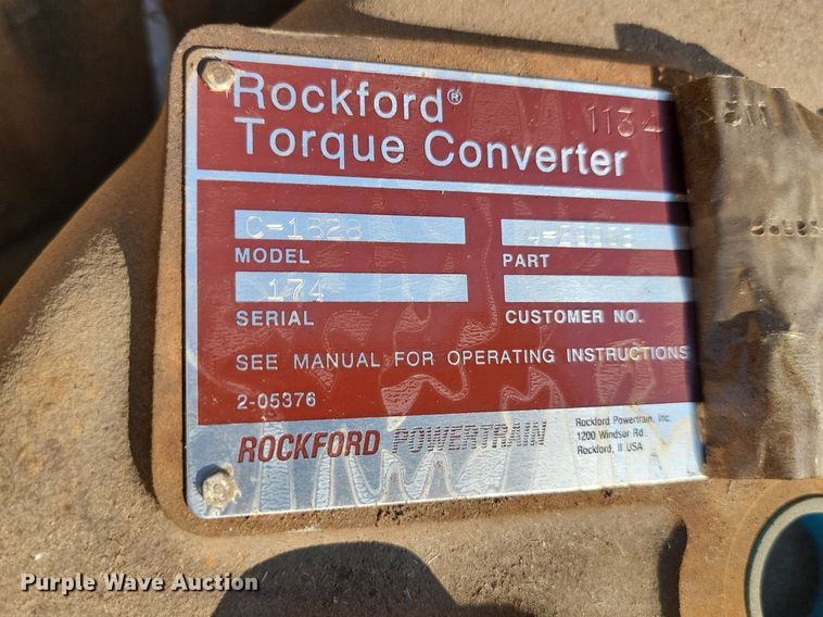 image for item ML9448 Rockford Powertrain C-1628  torque converter