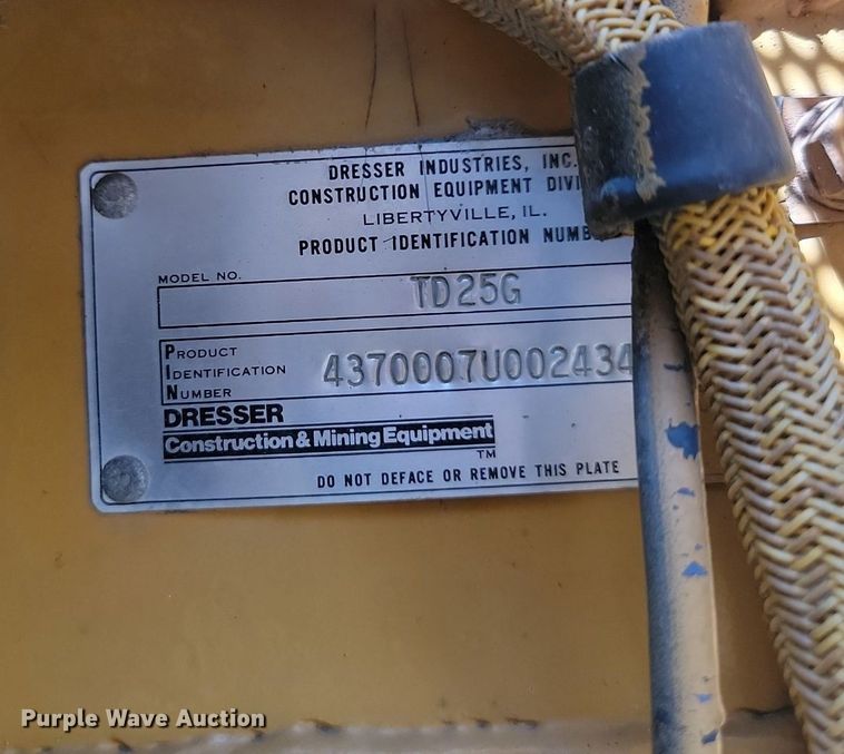 image for item ML9452 1988 Dresser TD25G  dozer