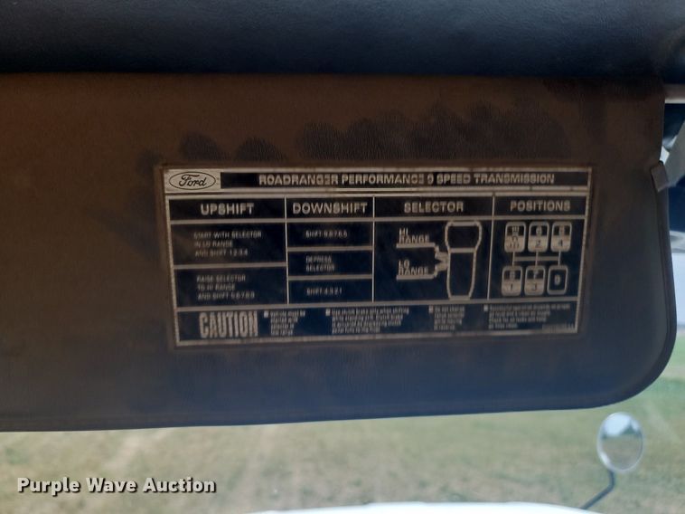 image for item ML9461 1993 Ford LTL9000  dump flatbed truck