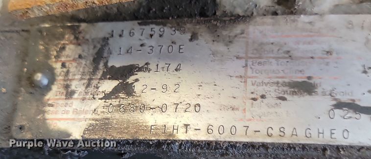 image for item ML9461 1993 Ford LTL9000  dump flatbed truck