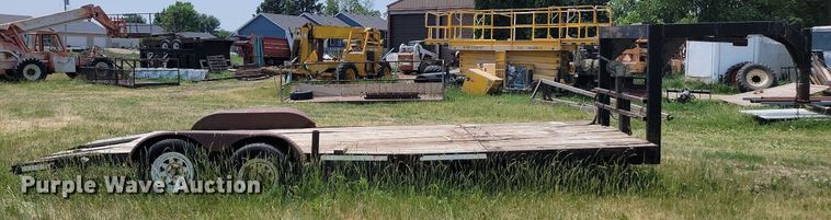 image for item ML9464 2000 Shop built  equipment trailer