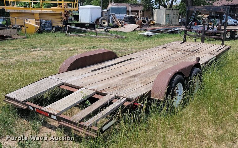 image for item ML9464 2000 Shop built  equipment trailer