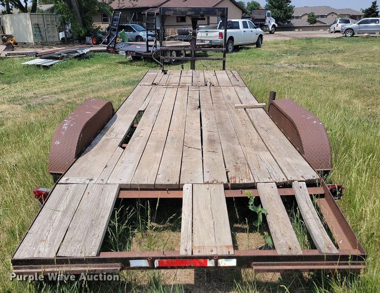 image for item ML9464 2000 Shop built  equipment trailer