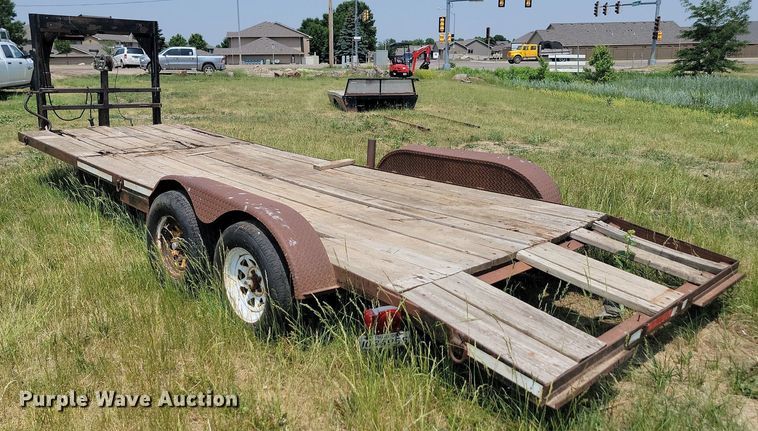 image for item ML9464 2000 Shop built  equipment trailer