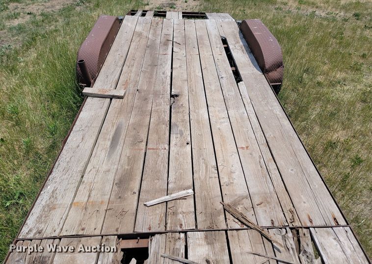 image for item ML9464 2000 Shop built  equipment trailer