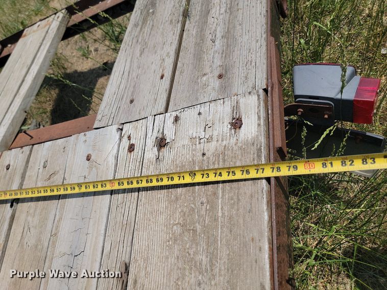 image for item ML9464 2000 Shop built  equipment trailer