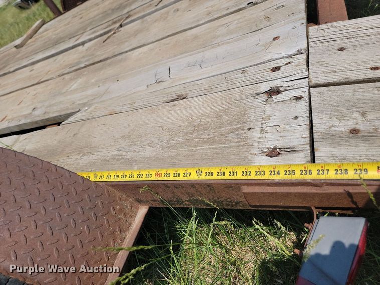 image for item ML9464 2000 Shop built  equipment trailer