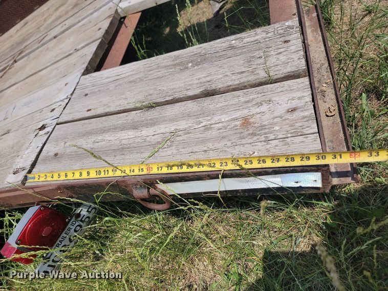 image for item ML9464 2000 Shop built  equipment trailer