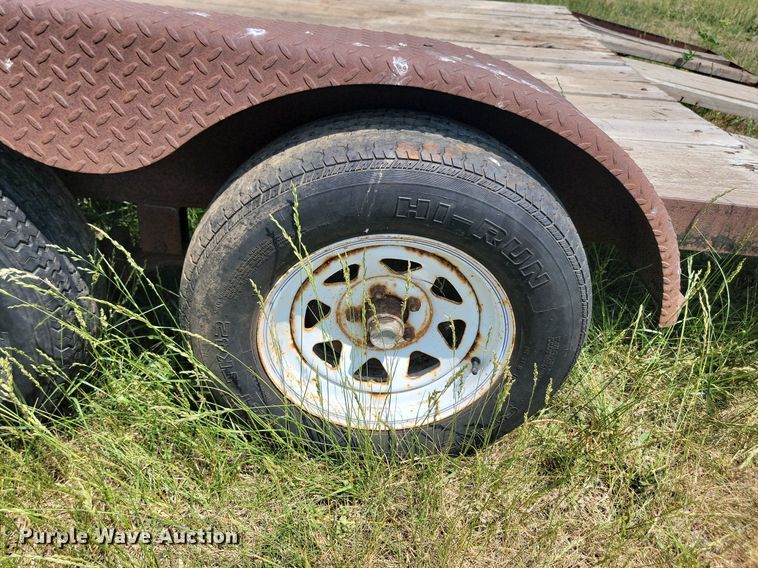 image for item ML9464 2000 Shop built  equipment trailer