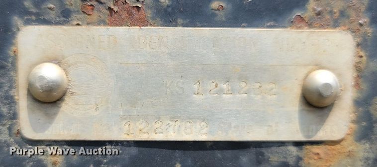 image for item ML9464 2000 Shop built  equipment trailer