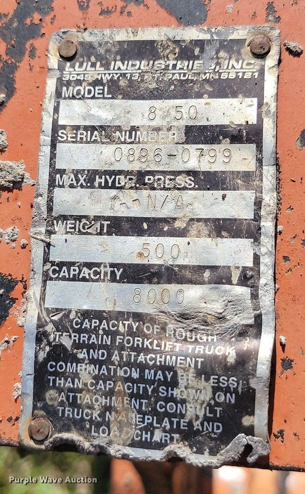 image for item ML9491 Lull Highlander 6K-37  telehandler