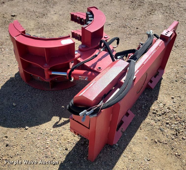 image for item ML9493 Handy Attachments HRTH43  skid steer rock and tree handler