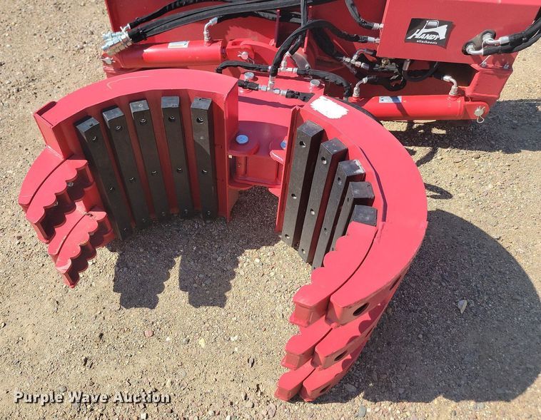 image for item ML9493 Handy Attachments HRTH43  skid steer rock and tree handler