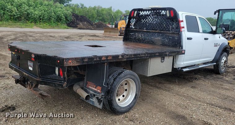 image for item MO9545 2014 Dodge Ram 5500HD  Crew Cab flatbed truck