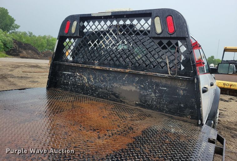 image for item MO9545 2014 Dodge Ram 5500HD  Crew Cab flatbed truck