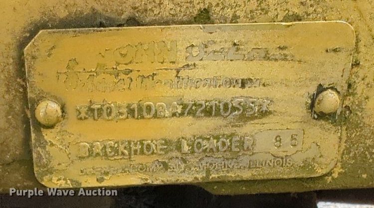 image for item MY9362 John Deere 310B  backhoe