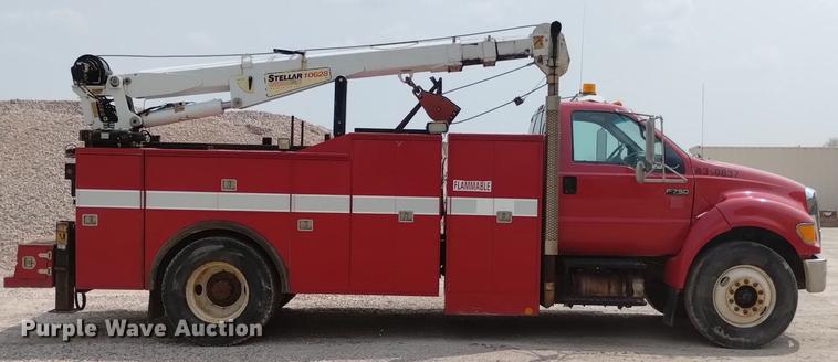 image for item DN6439 2008 Ford F750 Super Duty  utility / service truck