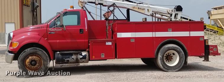 image for item DN6439 2008 Ford F750 Super Duty  utility / service truck