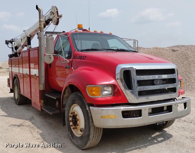 image for item DN6439 2008 Ford F750 Super Duty  utility / service truck
